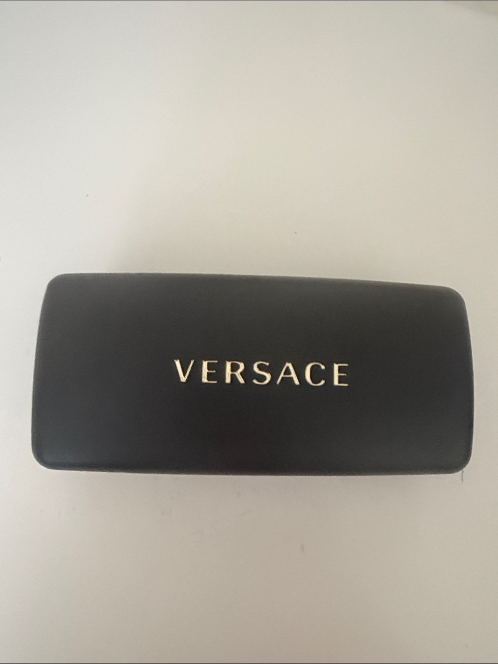 Versace Black and Gold Eyewear Case, sunglasses fit, excellent condition!